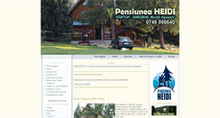 Desktop Screenshot of pensiuneaheidi.com